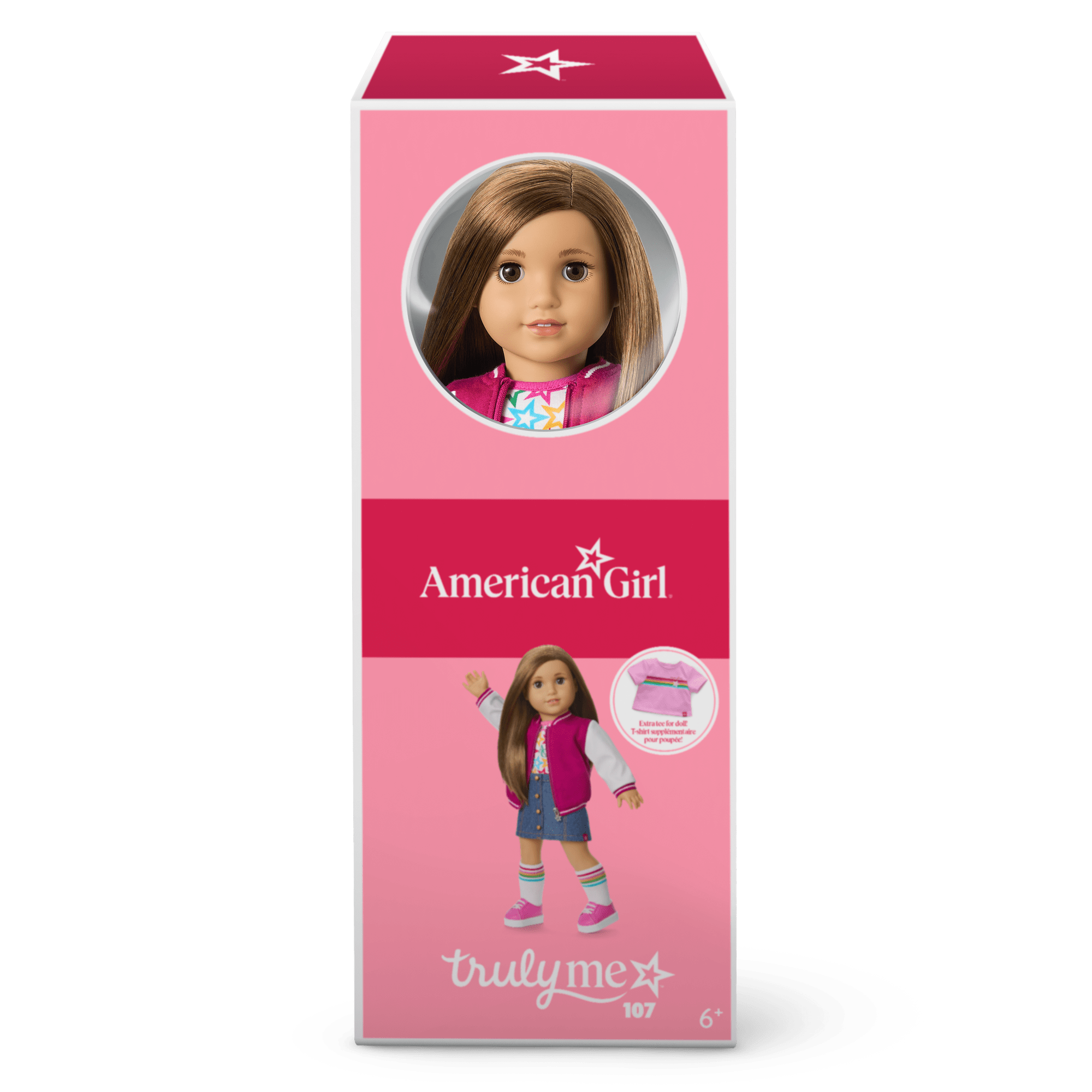 Truly Me™ 18-inch Doll #107 with straight brown hair - Image 16