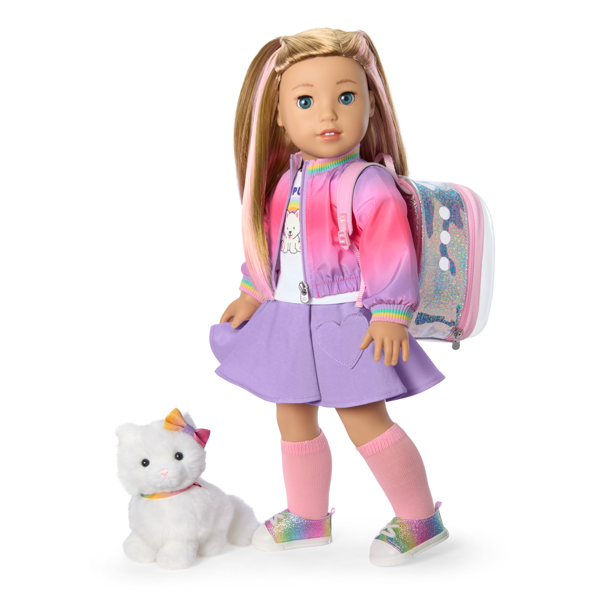 Summer's™ Waggy Pup Tails™ Outfit for 18-inch Dolls (Girl of the Year™ 2025) - Image 9