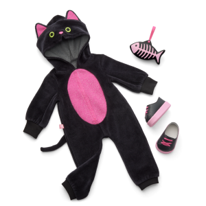 Claws & Cuddles Cat Costume for 18-inch Dolls