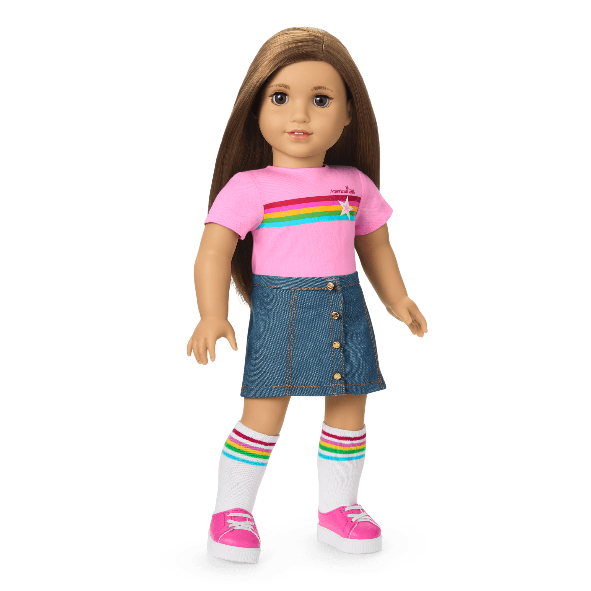 Truly Me™ 18-inch Doll #107 with straight brown hair - Image 11