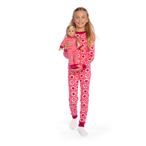 American Girl® x Hanna Andersson Berry Bright Stars Pajamas for Girls & 18-inch Dolls