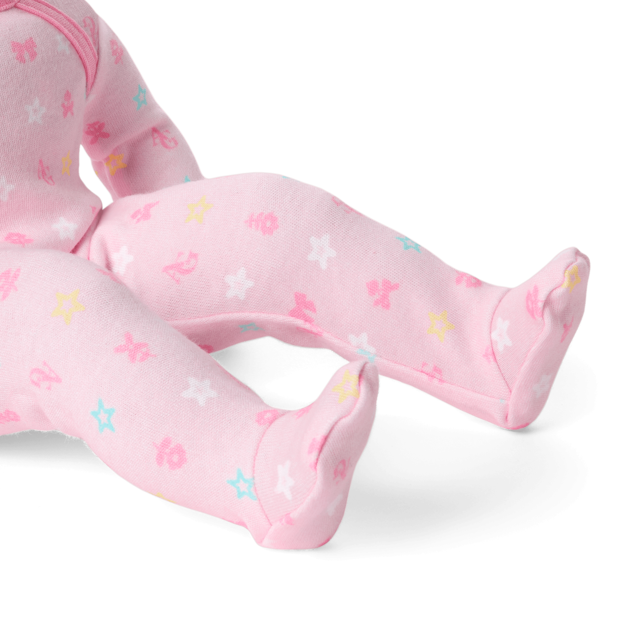 Bitty Baby® Doll #6 with red hair in Pastel Pink - Image 6