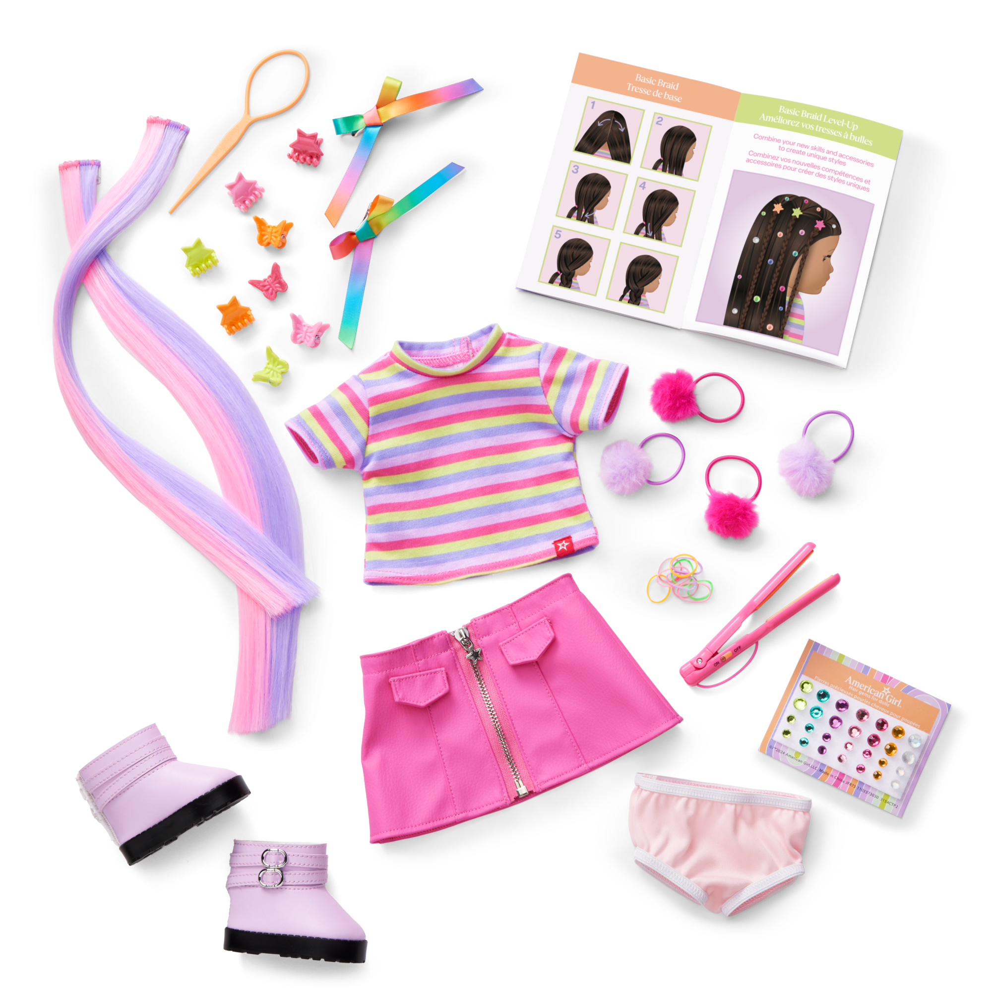 Long Hair Looks™ by Truly Me™ 18-inch Doll #134 & hair accessories - Image 3