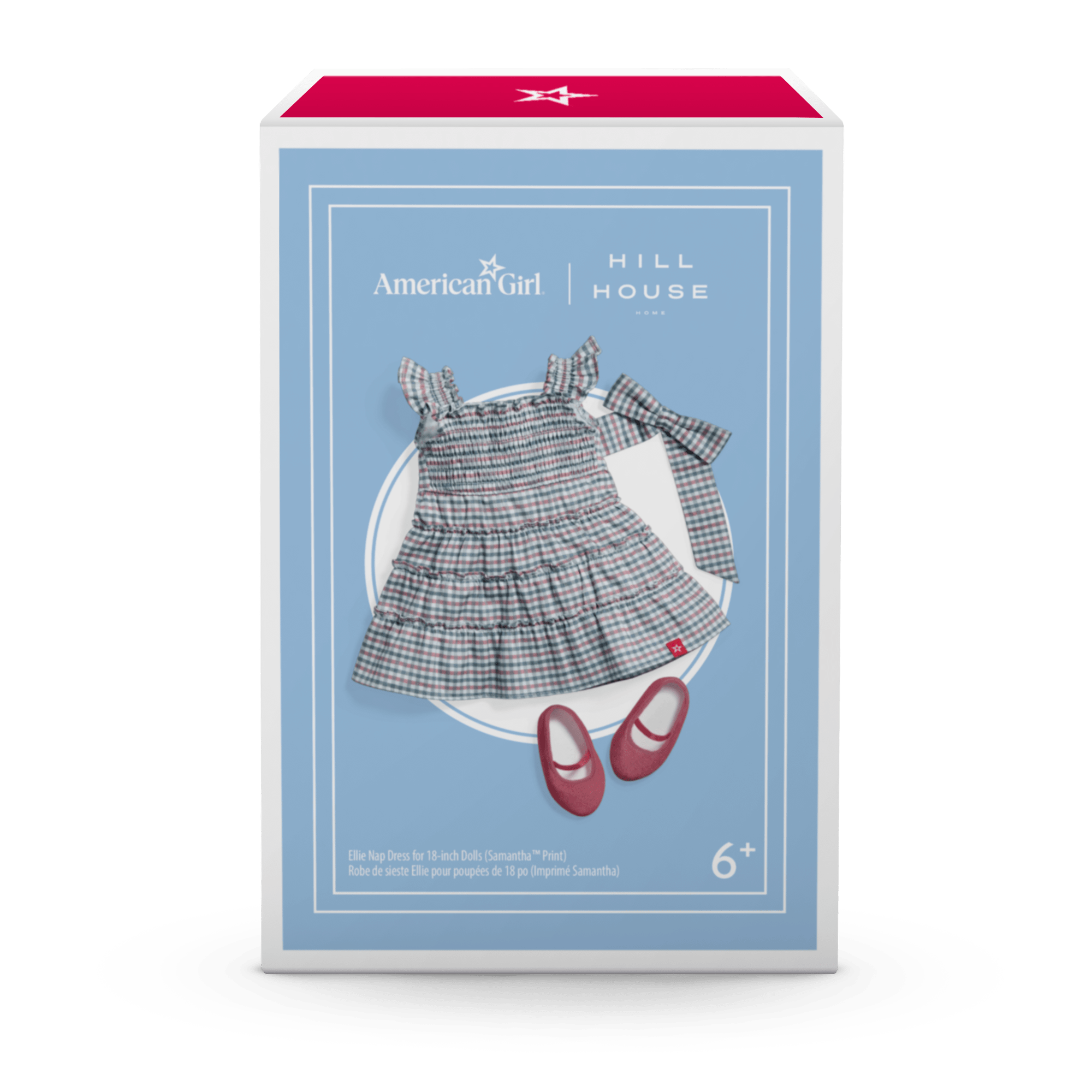American Girl® x Hill House Home Ellie Nap Dress for 18-inch Dolls (Samantha™ Print) - Image 8