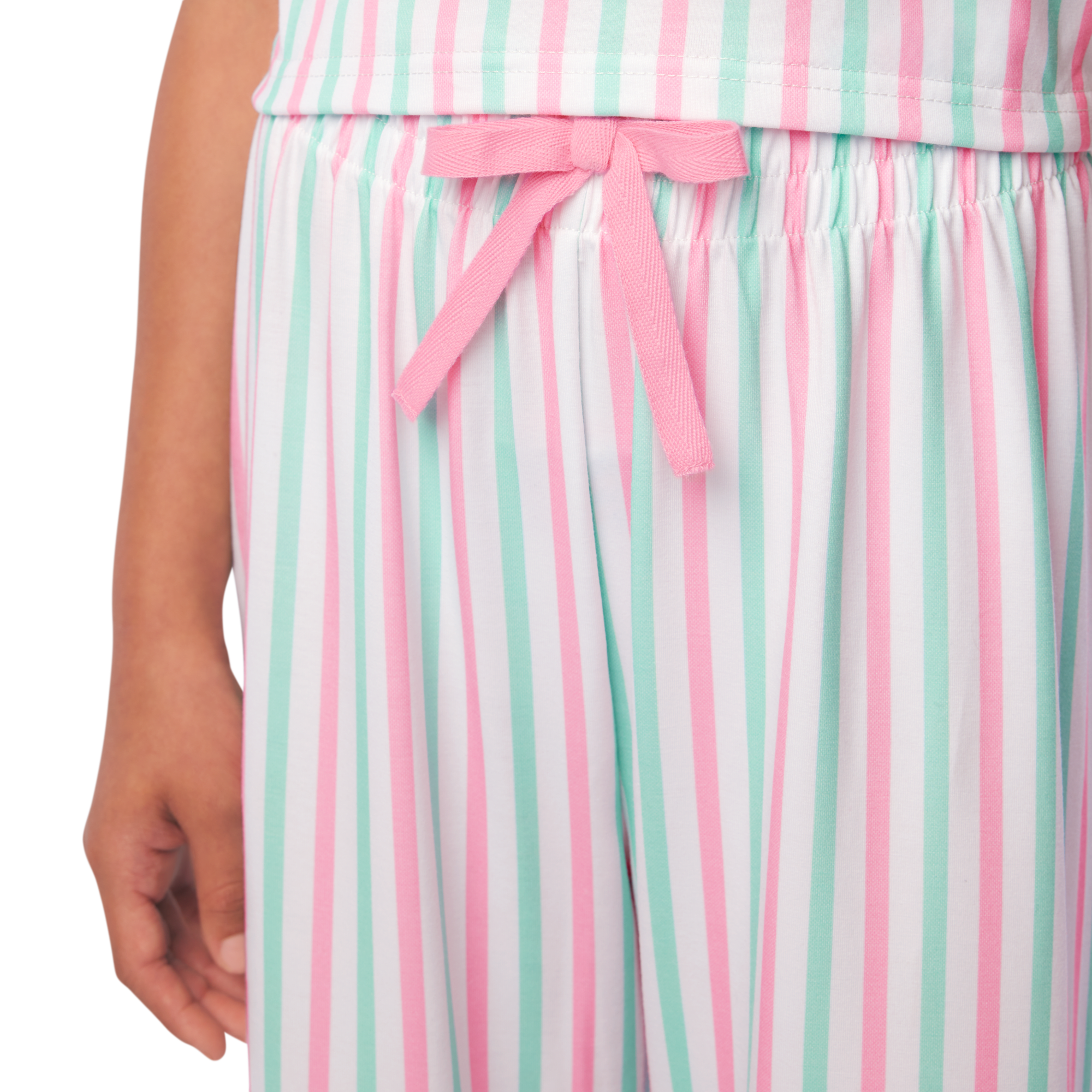 Raquel's™ Coastal Stripes Pajamas for Girls & 18-inch Dolls - Image 6