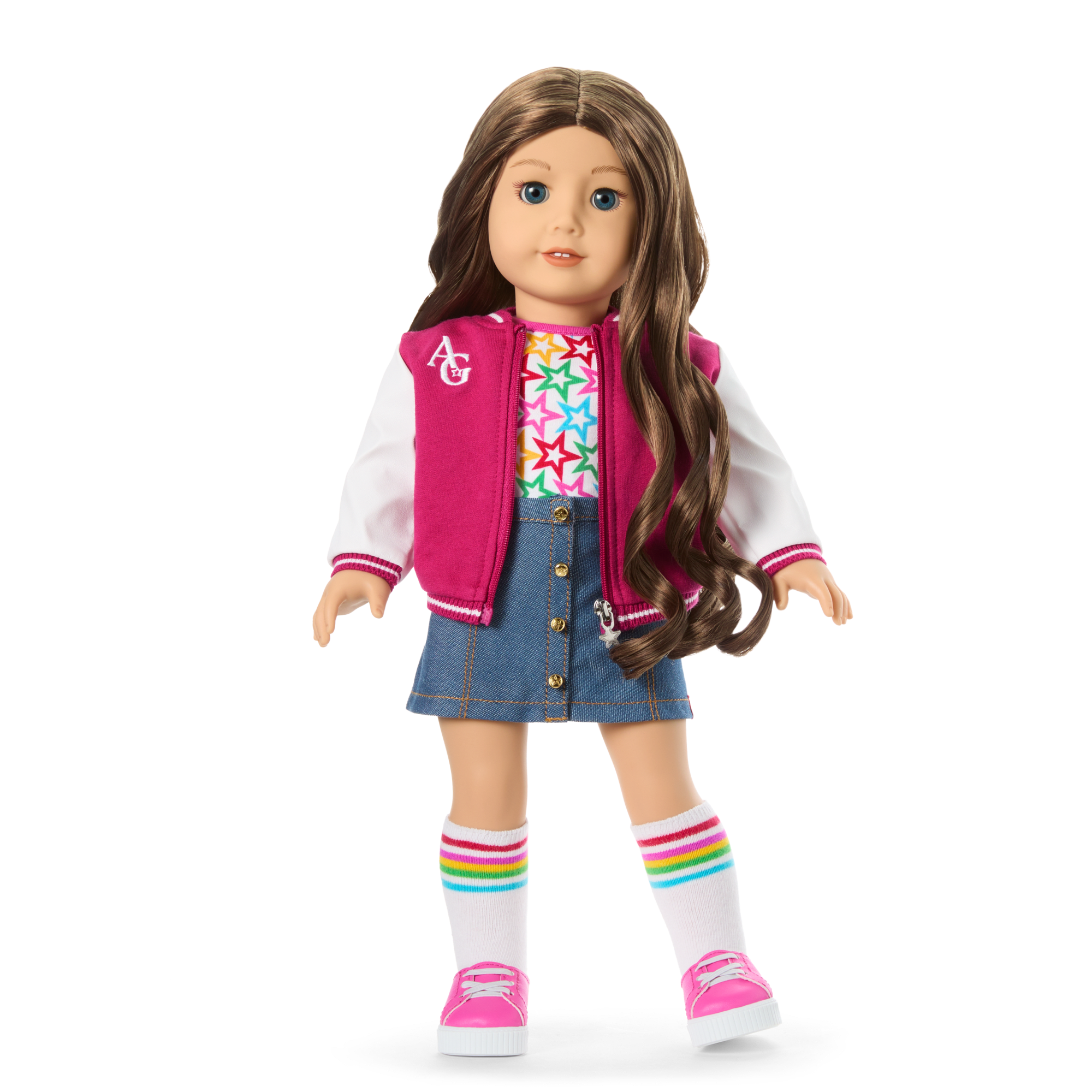 Truly Me™ 18-inch Doll #126 with wavy brown hair - Image 2
