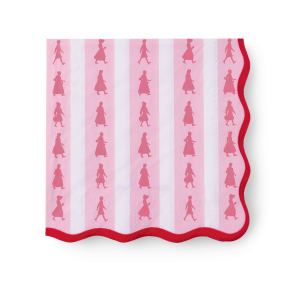 American Girl™ x Bonjour Fête Pink Stripe Large Napkins (Set of 20)