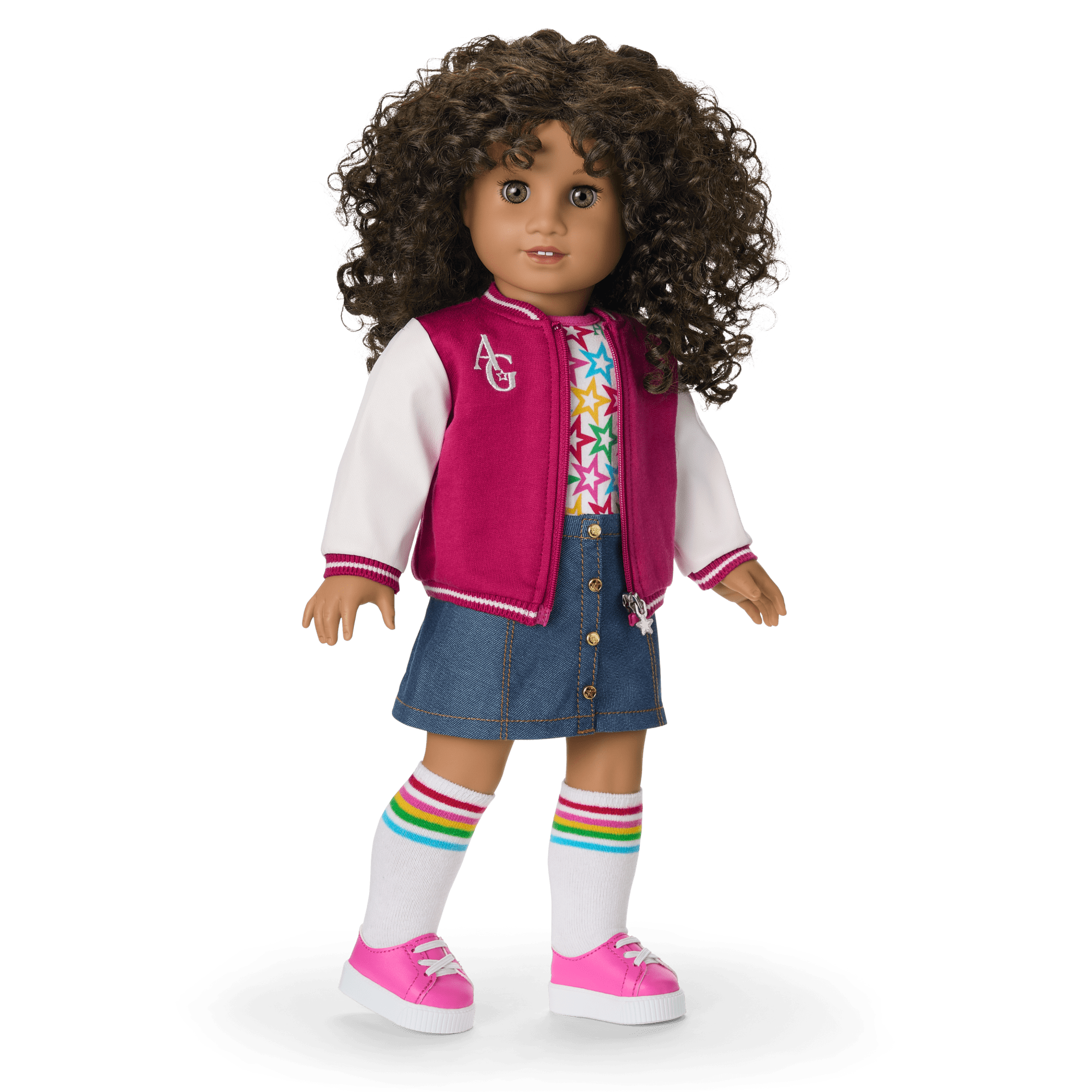 Truly Me™ 18-inch Doll #132 with curly dark-brown hair - Image 2