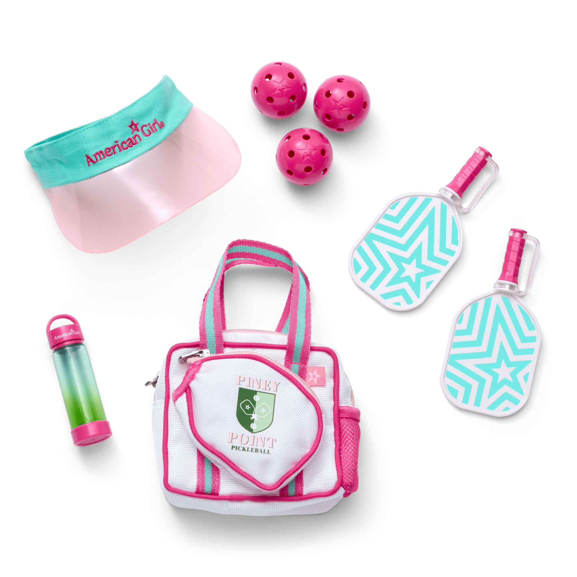 Raquel's™ Pickleball Bag & Paddle Set for 18-inch Dolls (Girl of the Year™ 2026) - Image 8