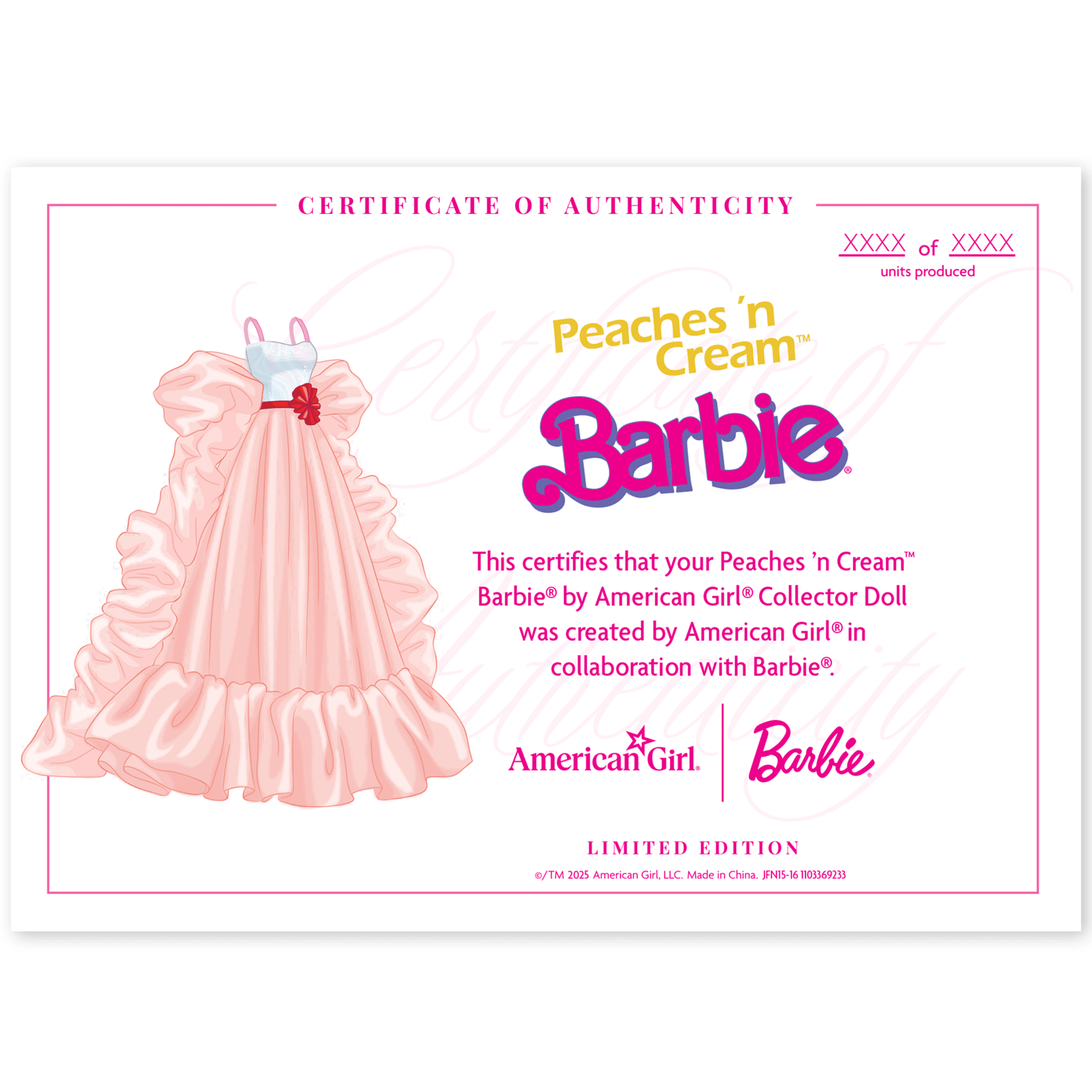 Peaches 'n Cream™ Barbie® by American Girl® Collector Doll - Image 18