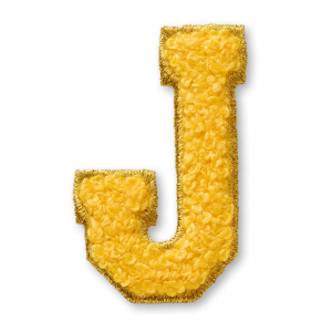 AG™ Letter J Stick-On Patch