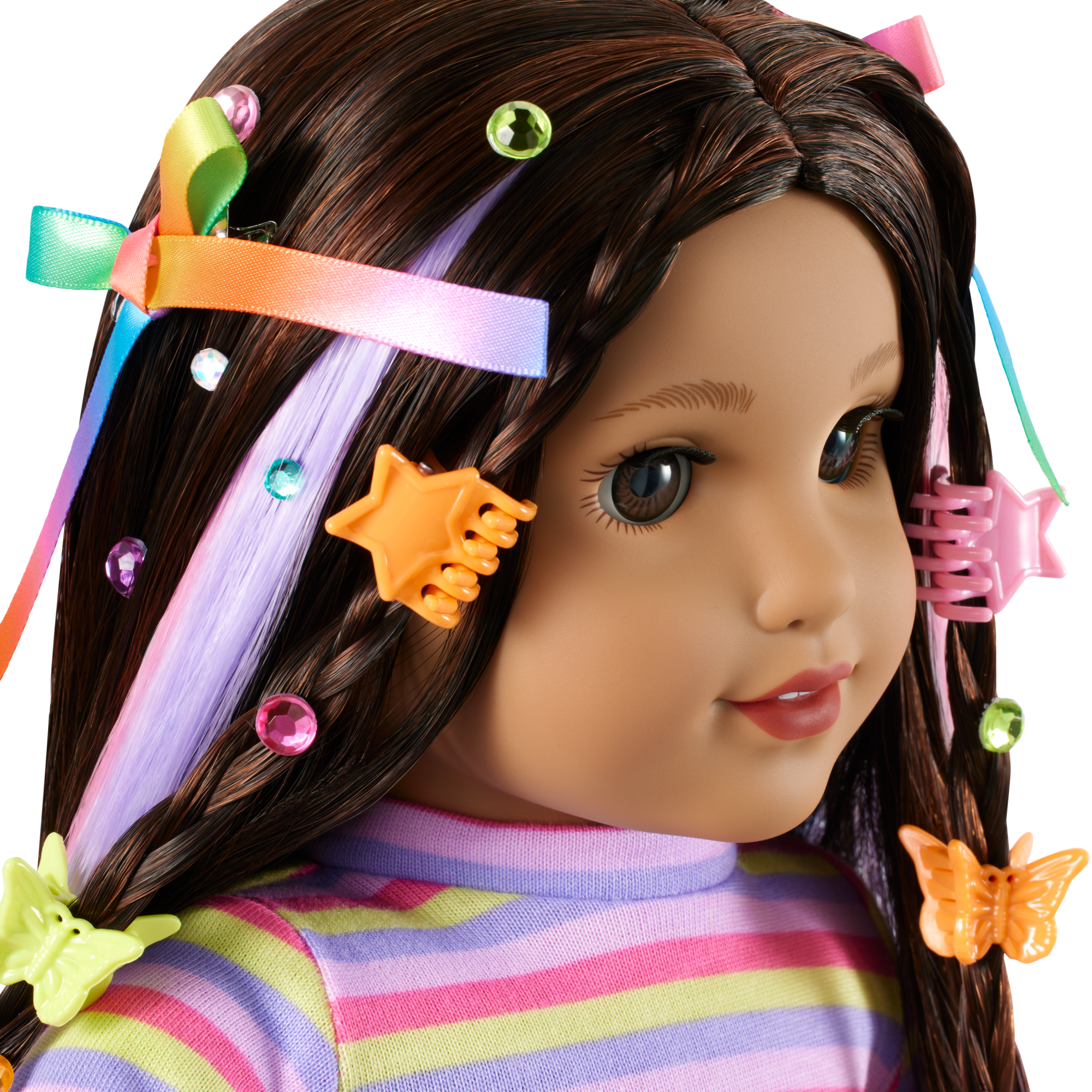 Long Hair Looks™ by Truly Me™ 18-inch Doll #134 & hair accessories - Image 8
