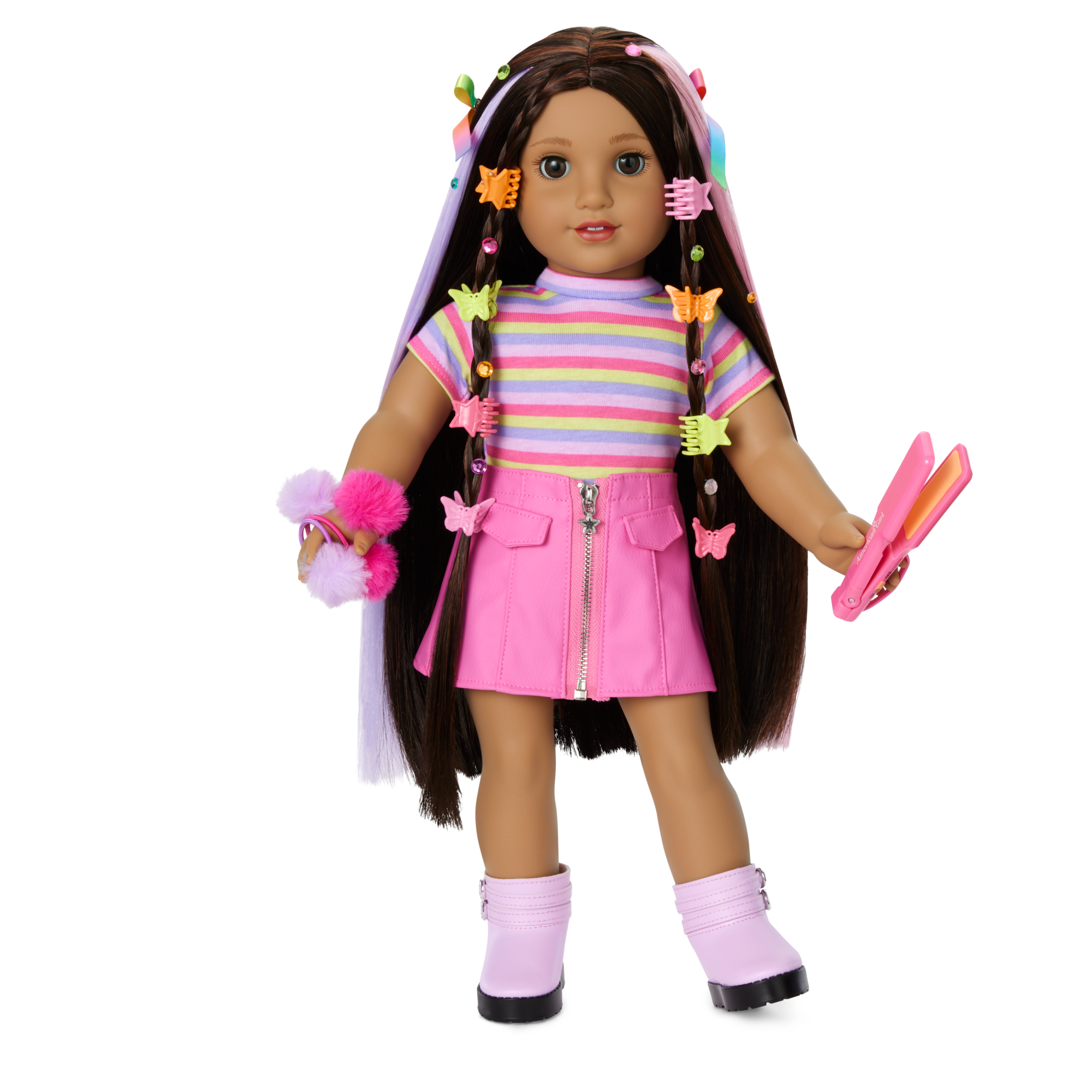 Long Hair Looks™ by Truly Me™ 18-inch Doll #134 & hair accessories - Image 2
