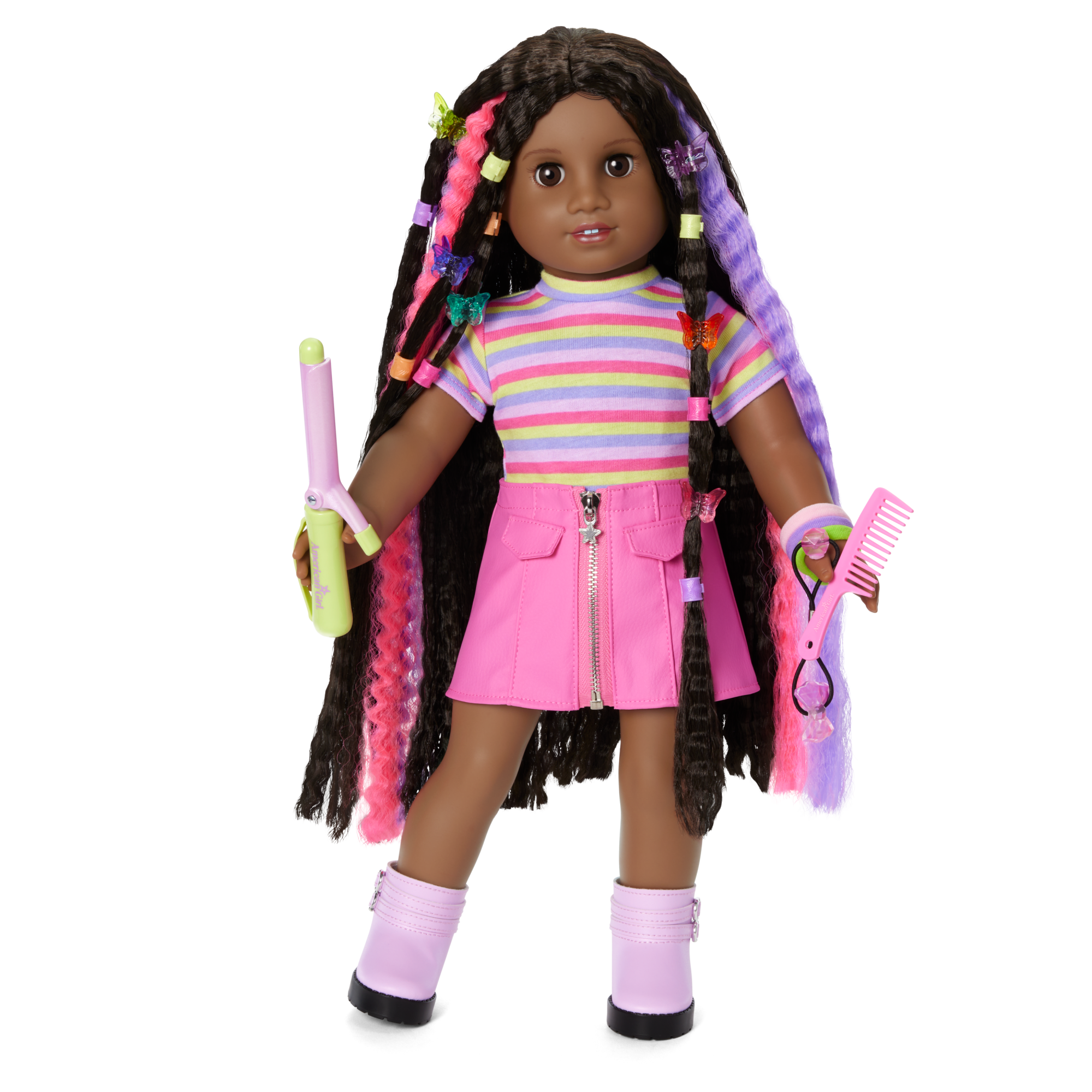 Long Hair Looks™ by Truly Me™ 18-inch Doll #135 & hair accessories - Image 2