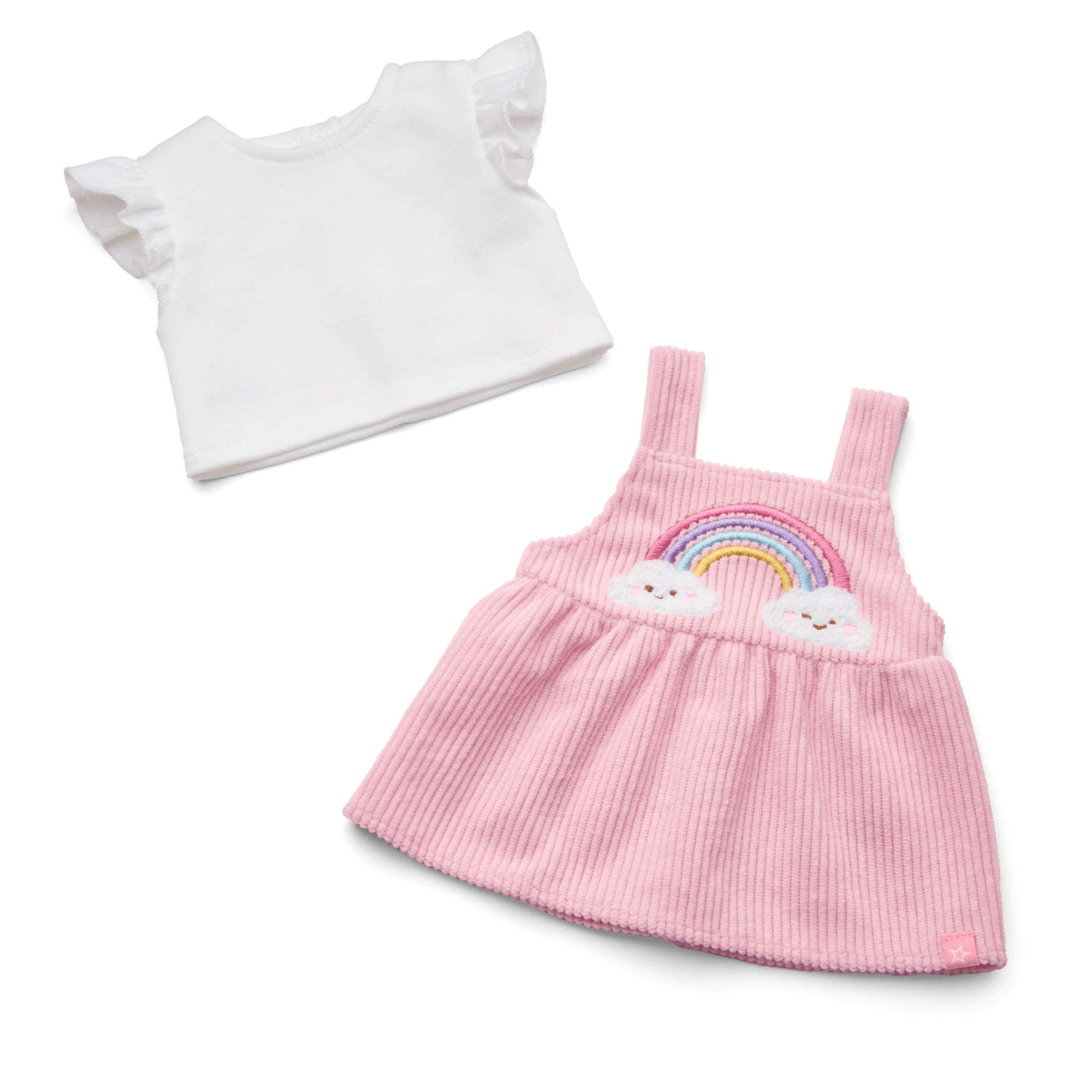 Rainbow Corduroy Outfit for Bitty Baby® Dolls