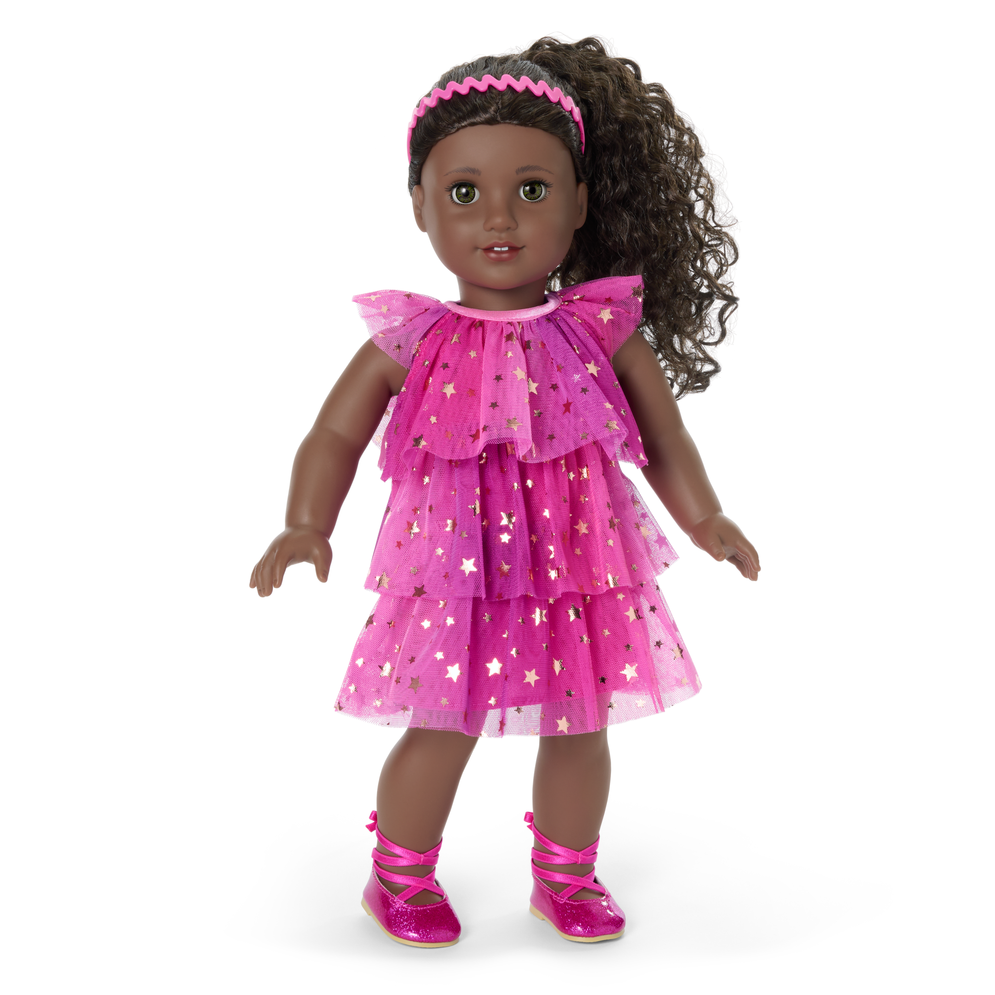 Pink Party-Ready Dresses & Accessories for Girls & 18-inch Dolls - Image 4