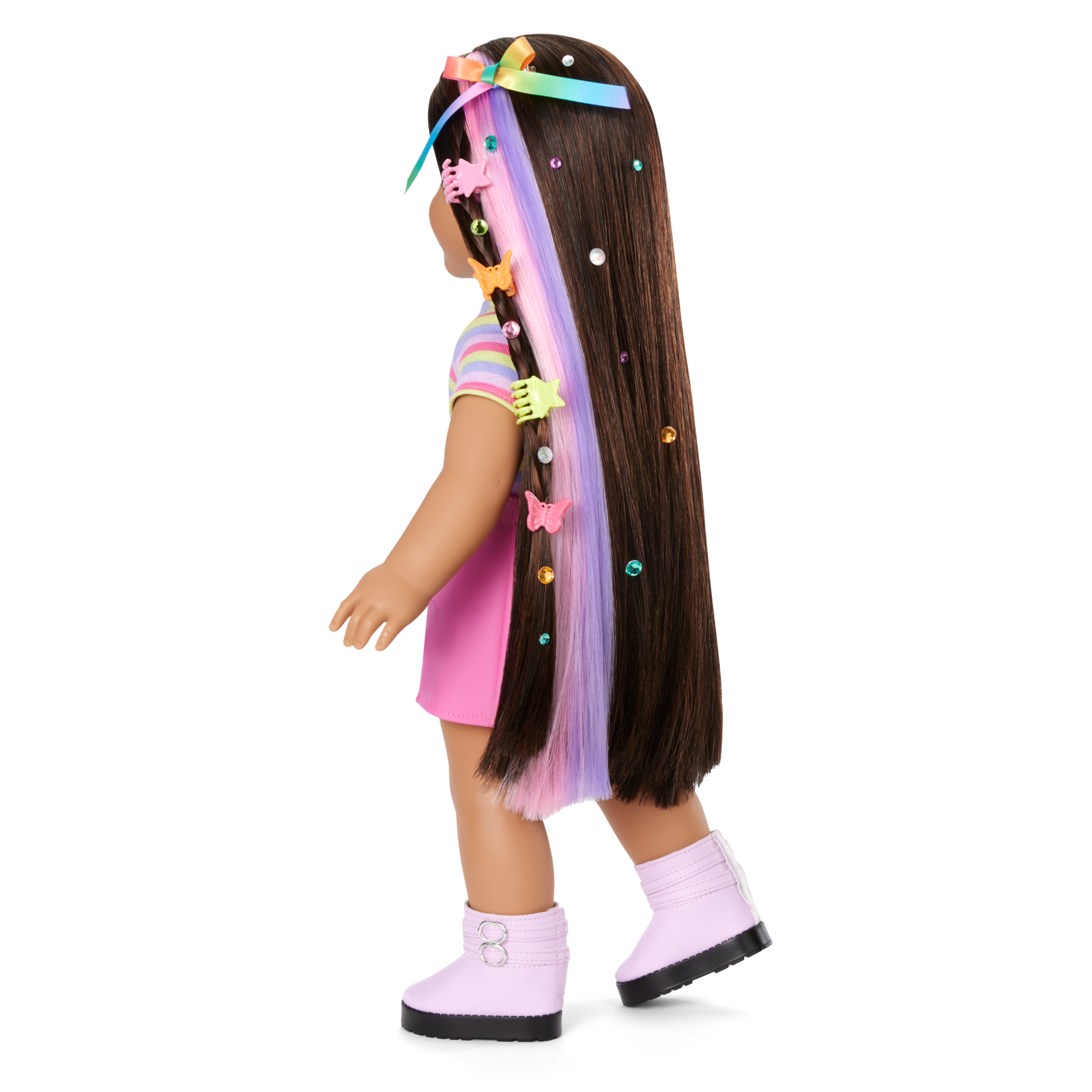 Long Hair Looks™ by Truly Me™ 18-inch Doll #134 & hair accessories - Image 6