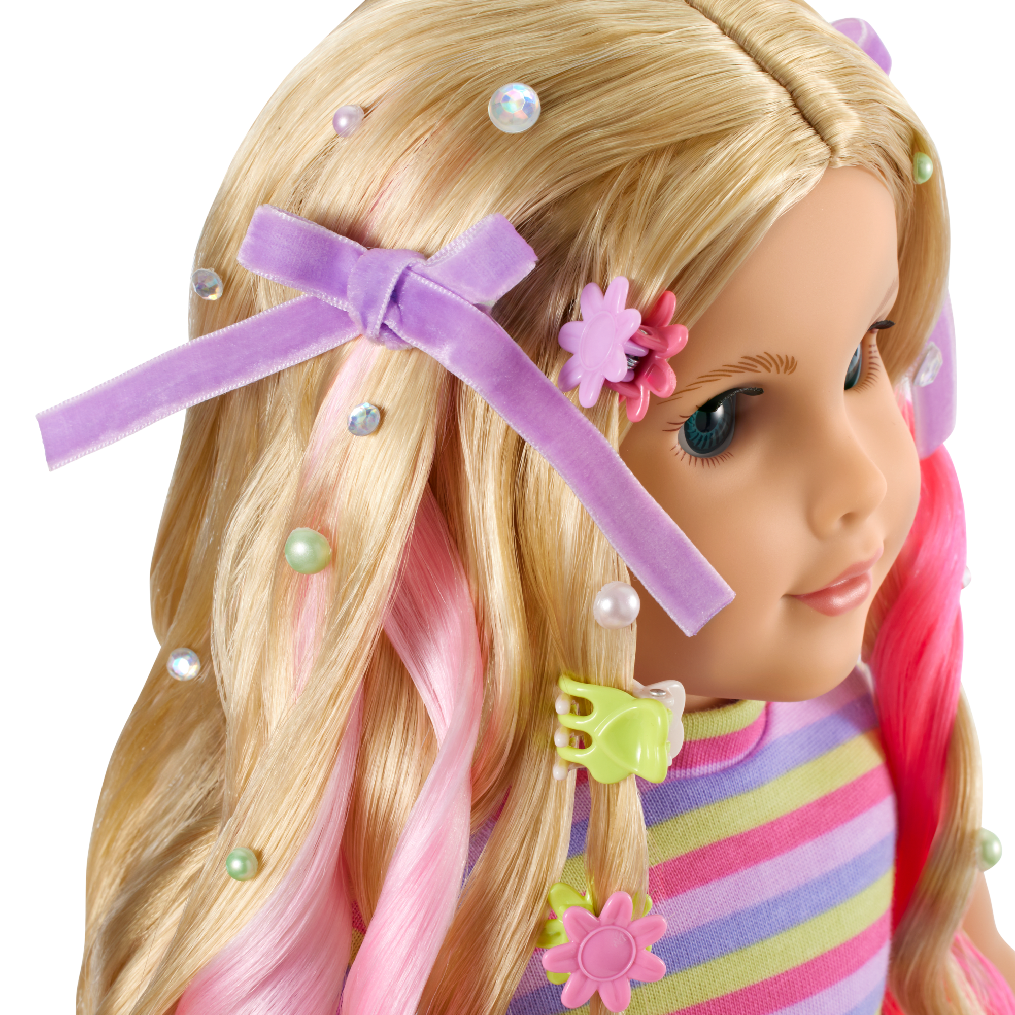 Long Hair Looks™ by Truly Me™ 18-inch Doll #133 & hair accessories - Image 8