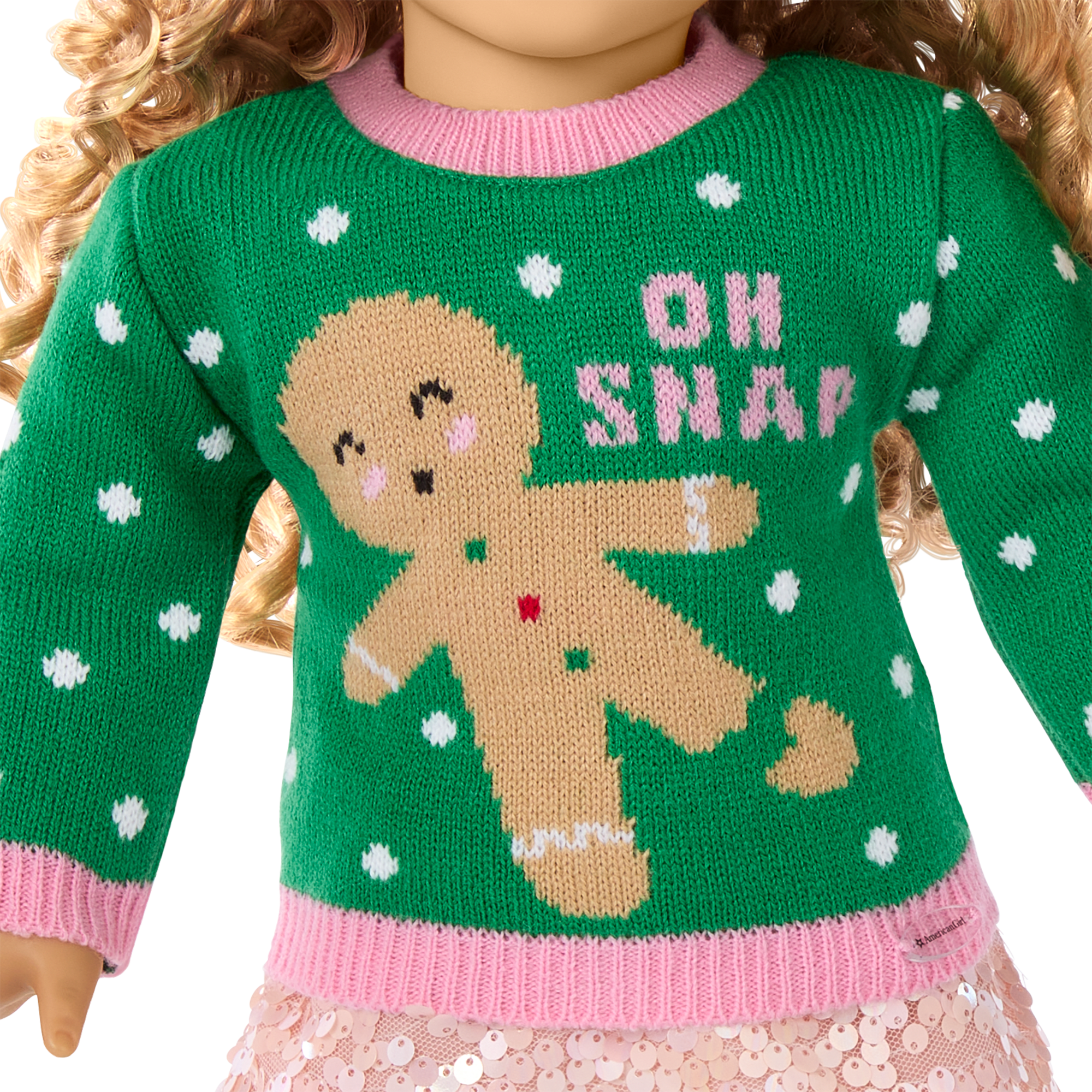 Christmas Party Sweater for 18-inch Dolls - Image 4