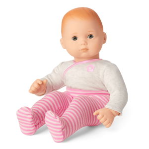 Bitty Baby® Doll #6 with red hair in Pretty Pink