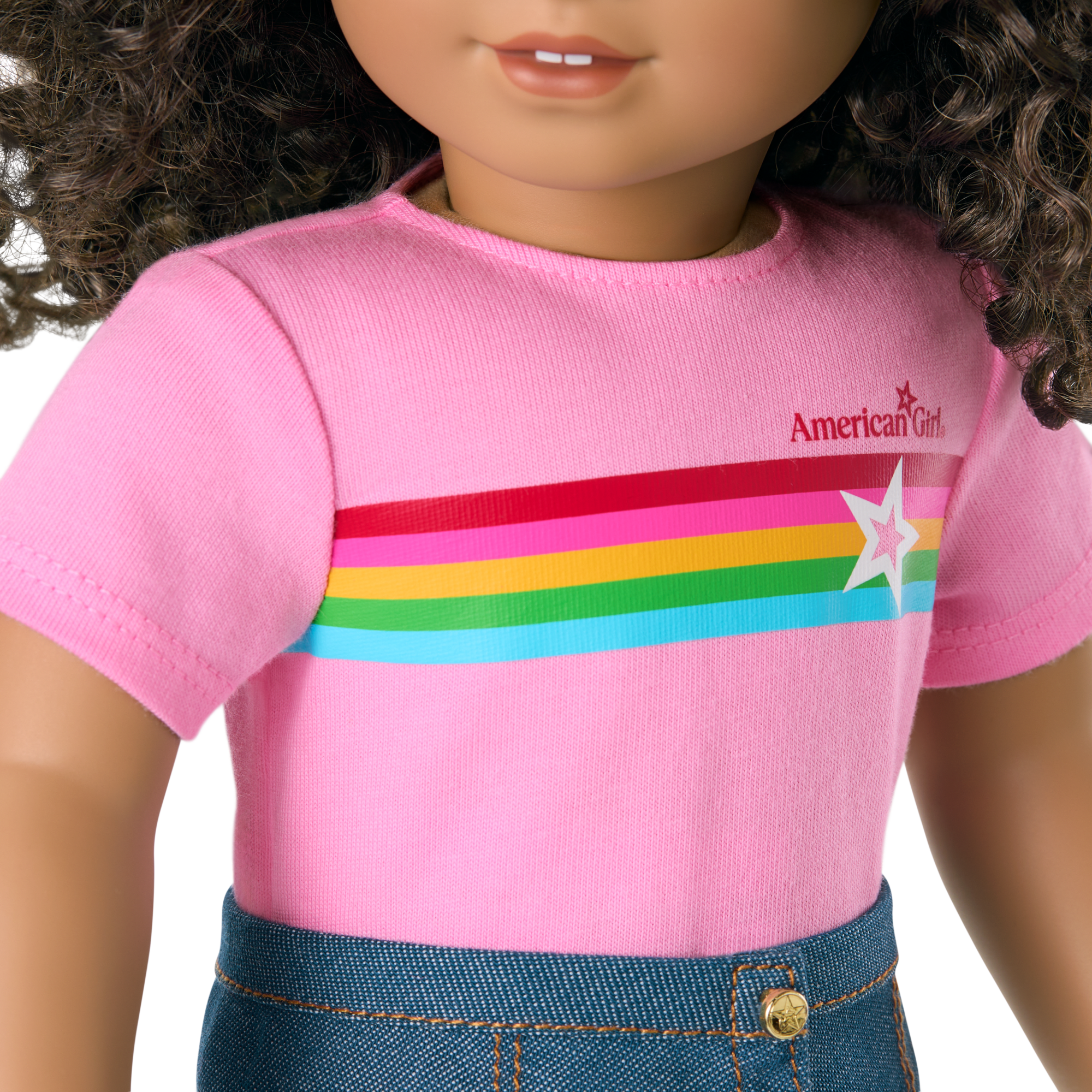 Truly Me™ 18-inch Doll #132 with curly dark-brown hair - Image 12