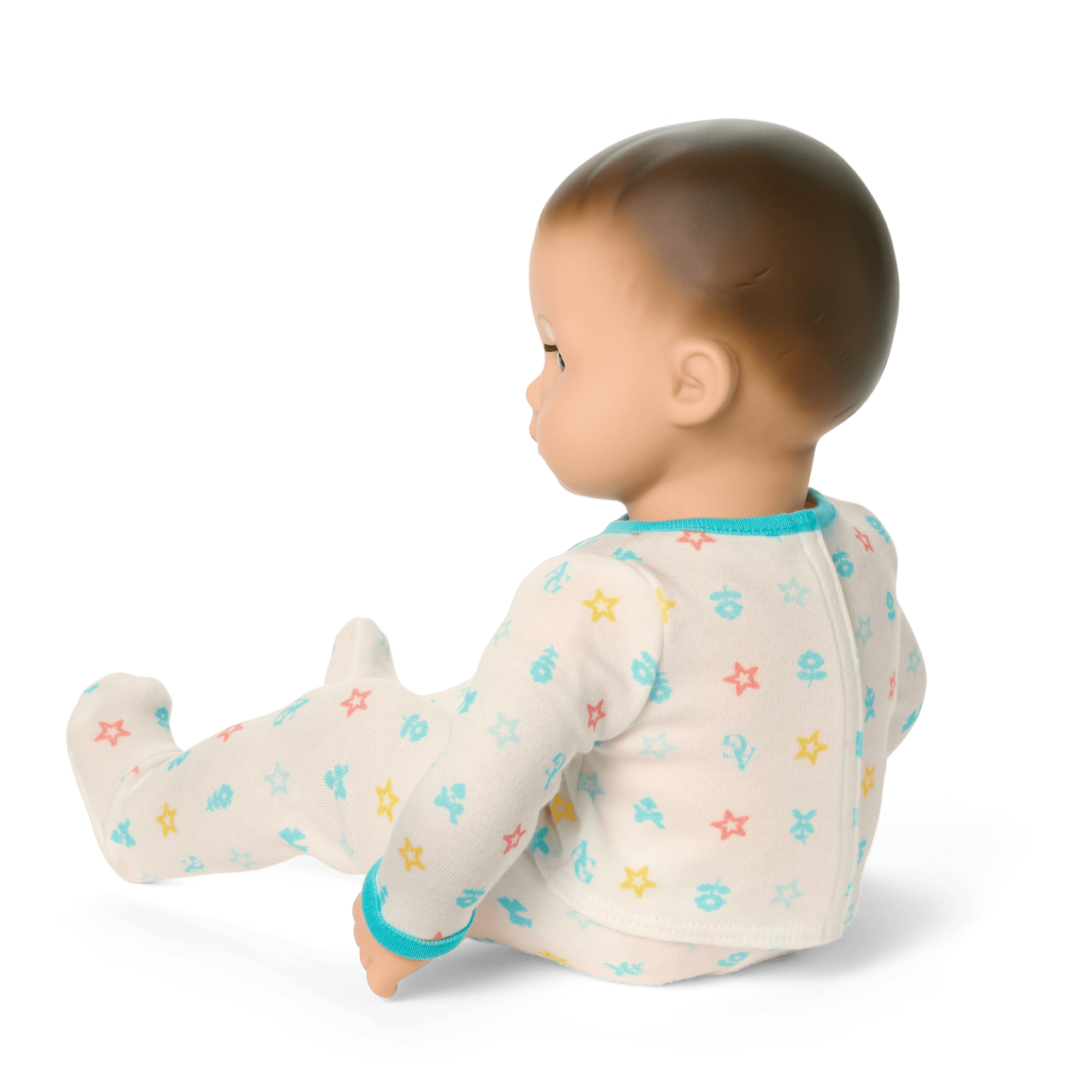 Bitty Baby® Doll #2 with brown hair in Pastel Blue - Image 4