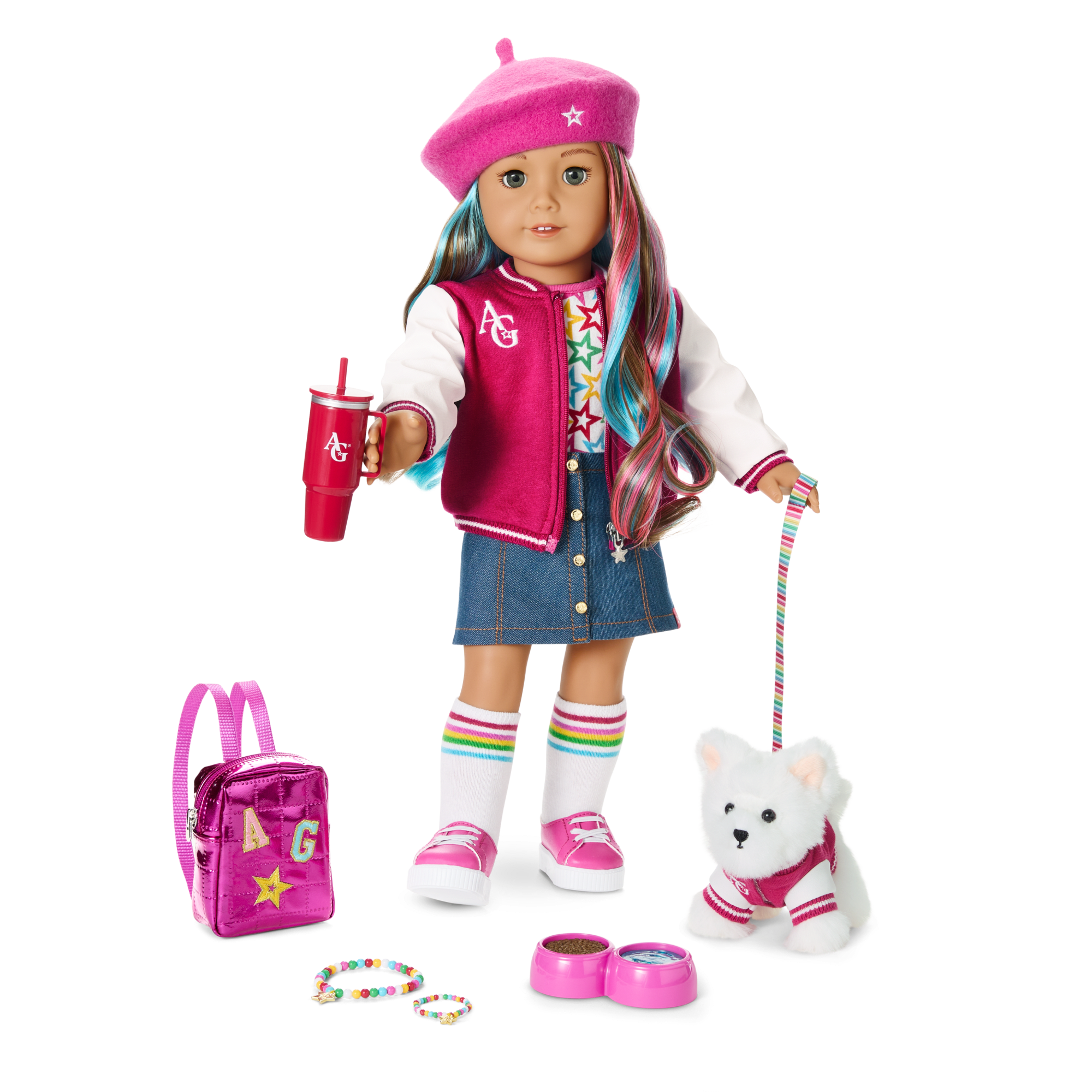 Truly Me™ 18-inch Doll #101 with wavy caramel hair - Image 17