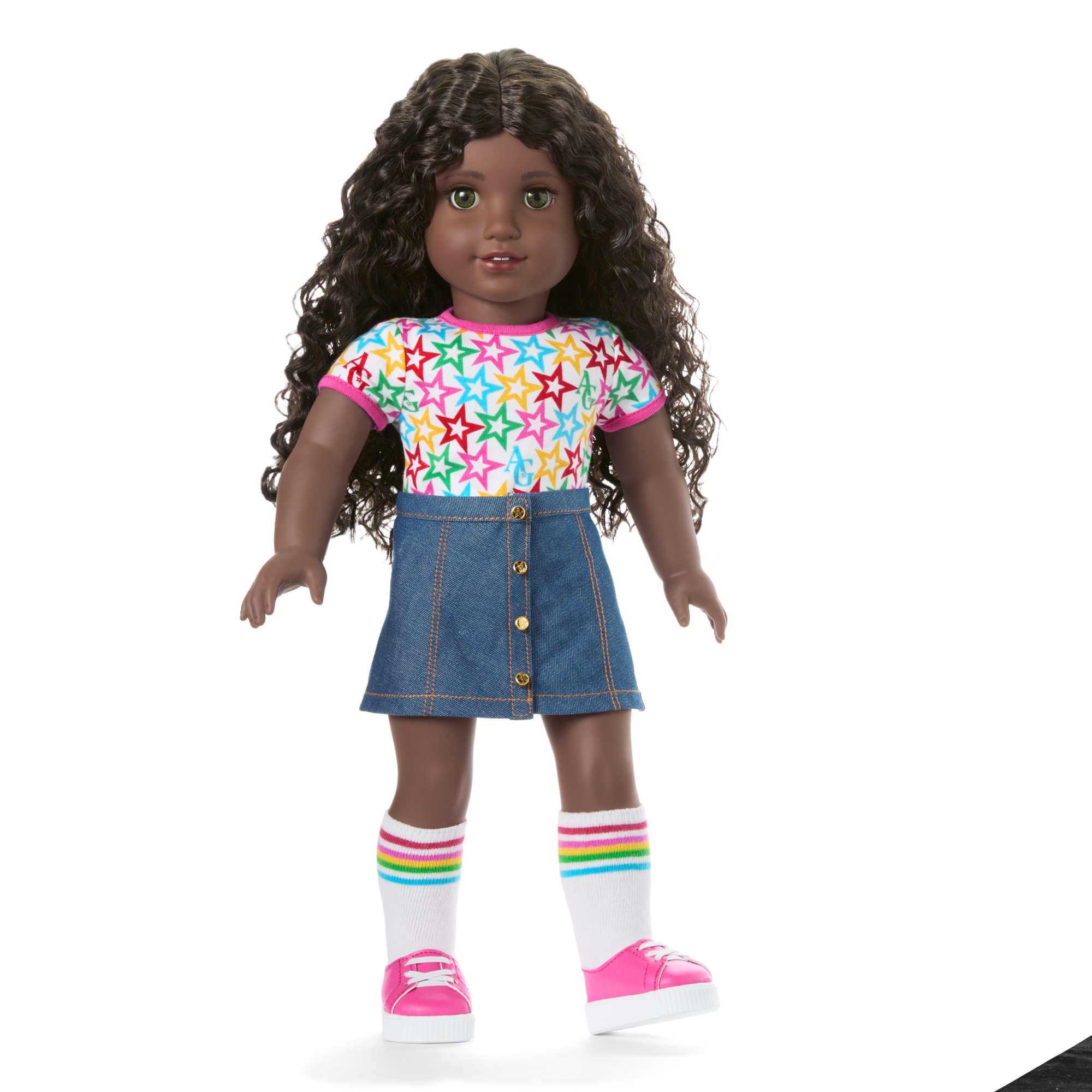 Truly Me™ 18-inch Doll #127 with curly dark-brown hair - Image 7