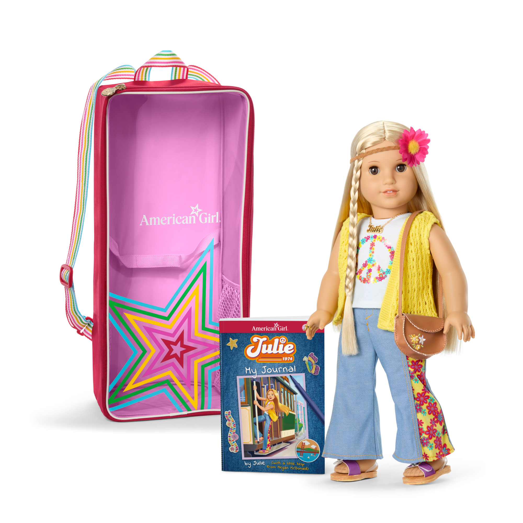 Julie™ 18-inch Doll. Journal. Accessories & Doll Carrier (Historical Characters)