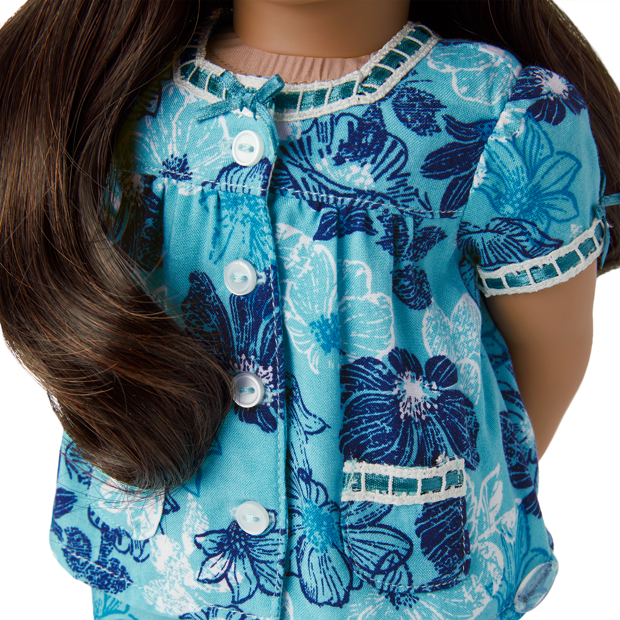 Nanea's™ Floral Pajamas for 18-inch Dolls (Historical Characters) - Image 5