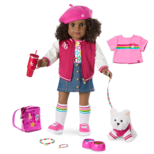 Truly Me™ 18-inch Doll #112. Puppy. Mini Backpack & Accessories AG™ Star Squad Bundle