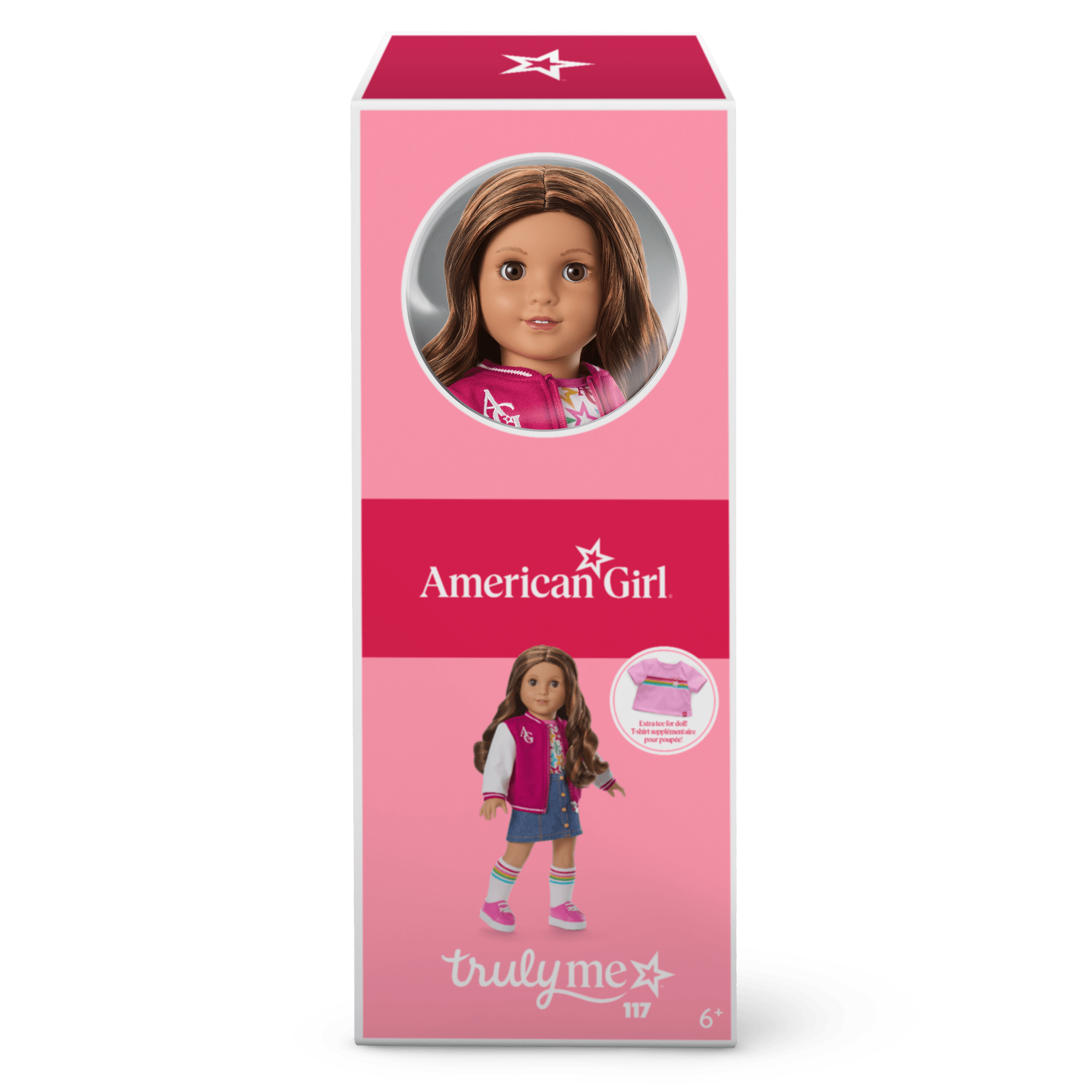 Truly Me™ 18-inch Doll #117 with wavy dark-brown hair - Image 16