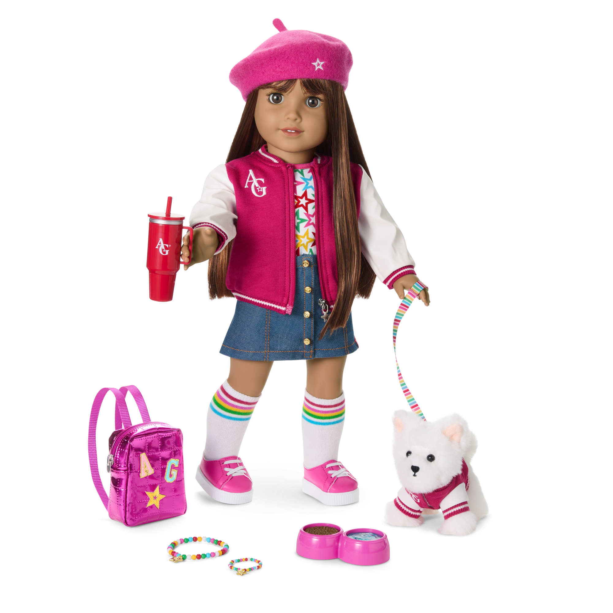 Truly Me™ 18-inch Doll #122 with straight dark-brown hair - Image 17