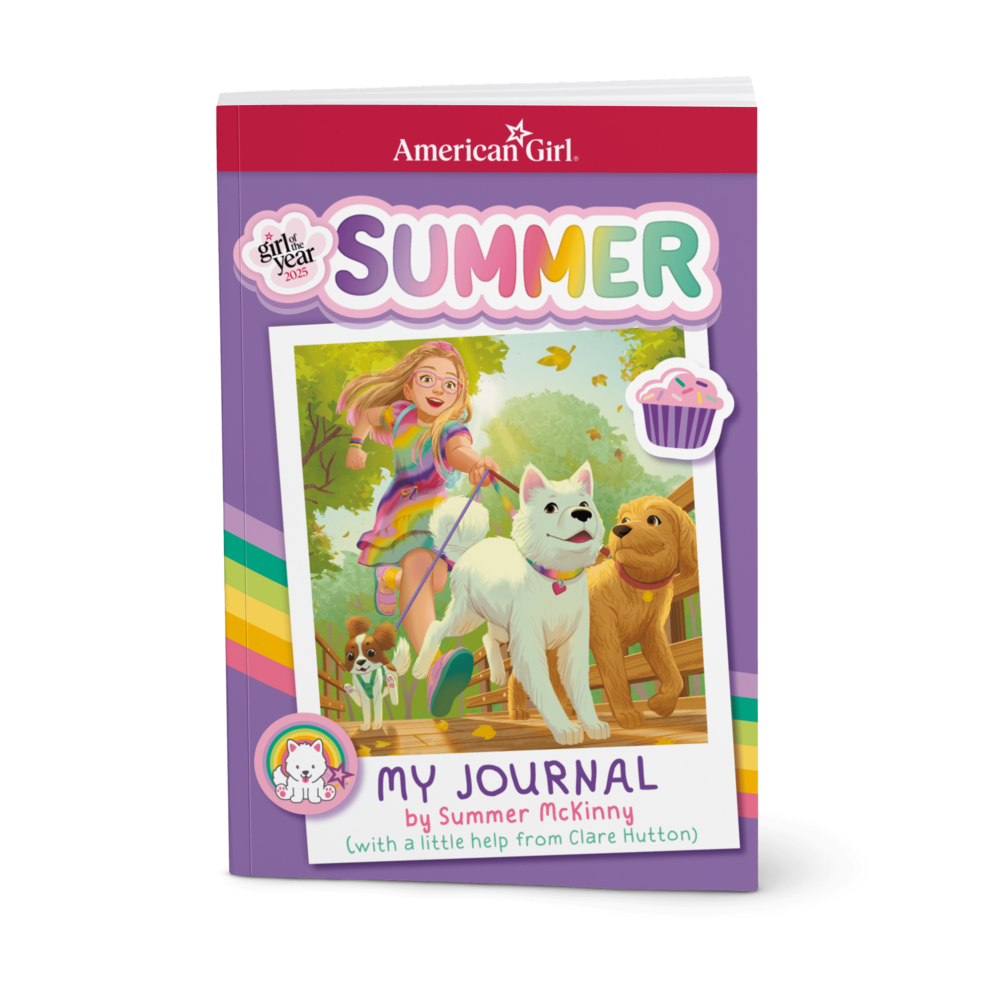 Summer's™ Rainbow Swirl Dress for Girls & 18-inch Dolls + Summer Doll (Girl of the Year™ 2025) - Image 7