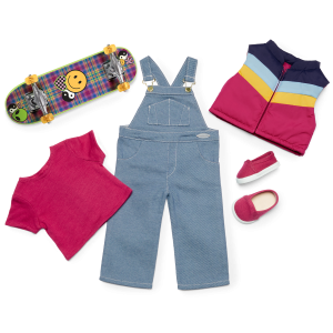 Nicki's™ Skateboarding Outfit for 18-inch Dolls (Historical Characters)