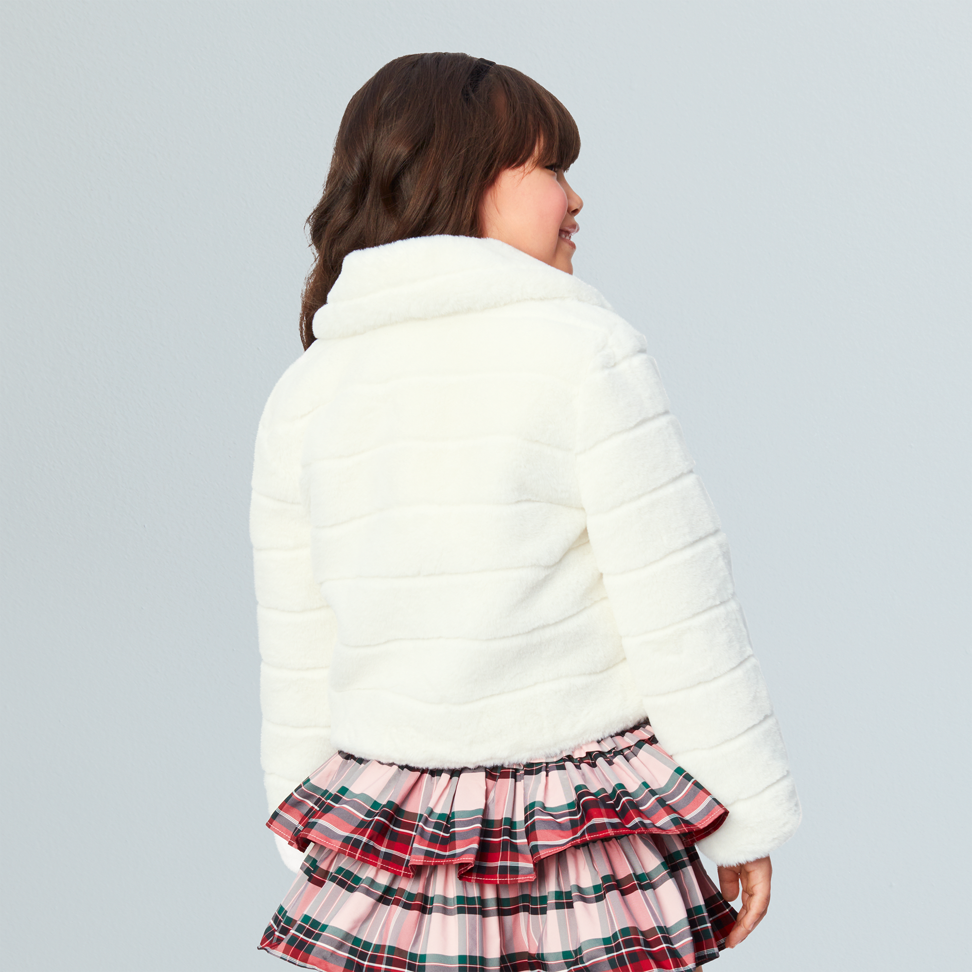 American Girl® x Janie and Jack Winter-White Jacket for Girls - Image 3