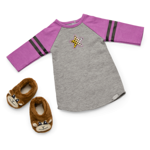 Nicki's™ Skater Dreams Sleep Shirt for 18-inch Dolls (Historical Characters)