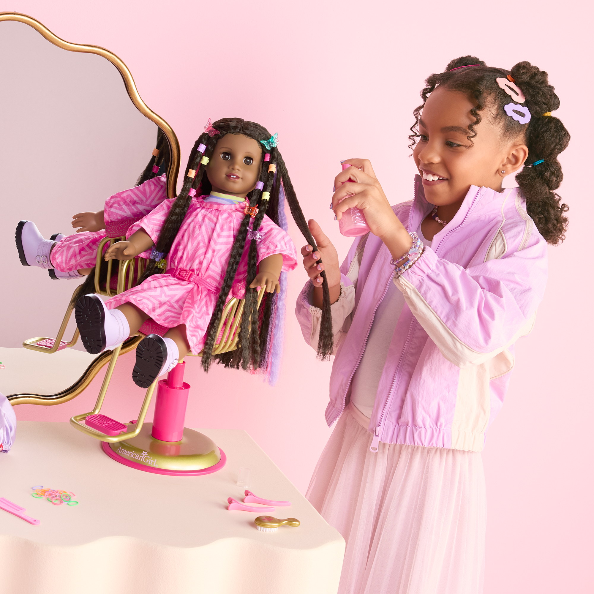 Long Hair Looks™ by Truly Me™ 18-inch Doll #135 & hair accessories - Image 18