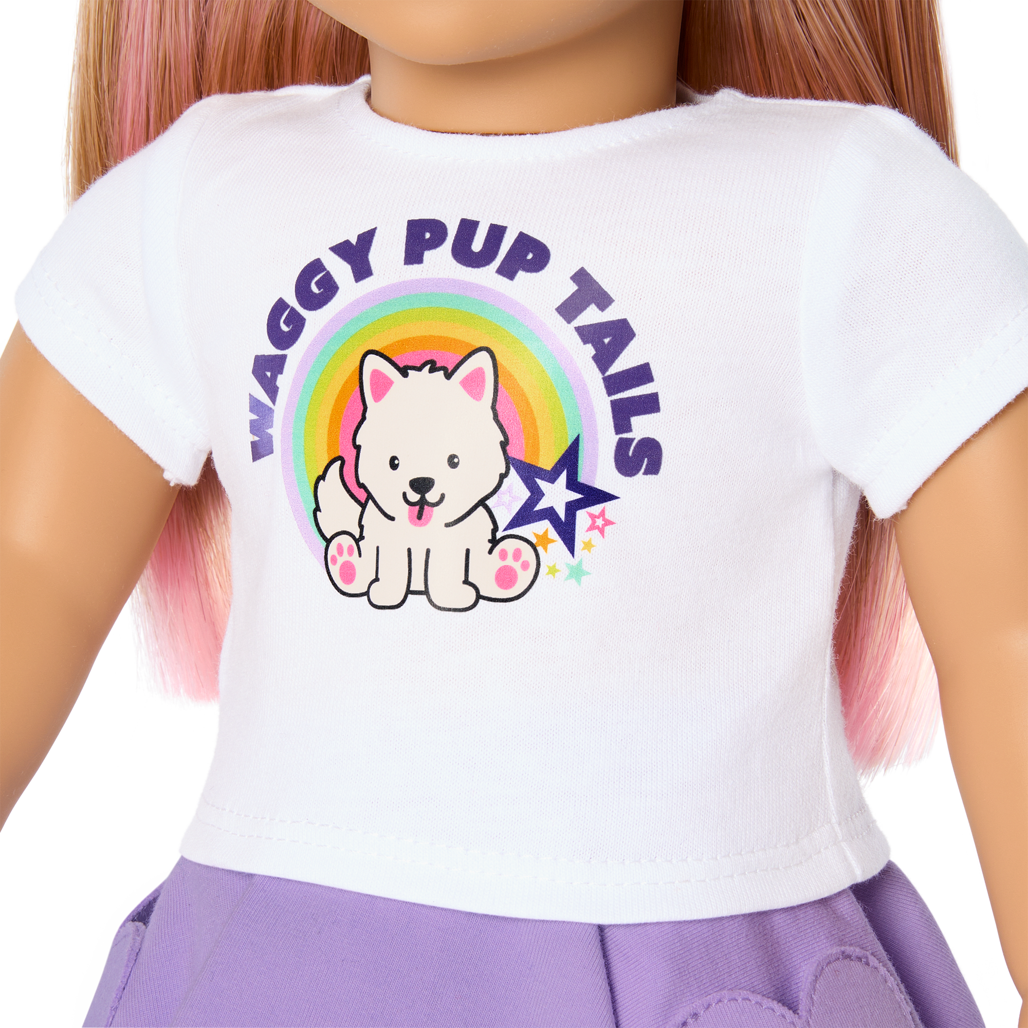 Summer's™ Waggy Pup Tails™ Outfit for 18-inch Dolls (Girl of the Year™ 2025) - Image 2