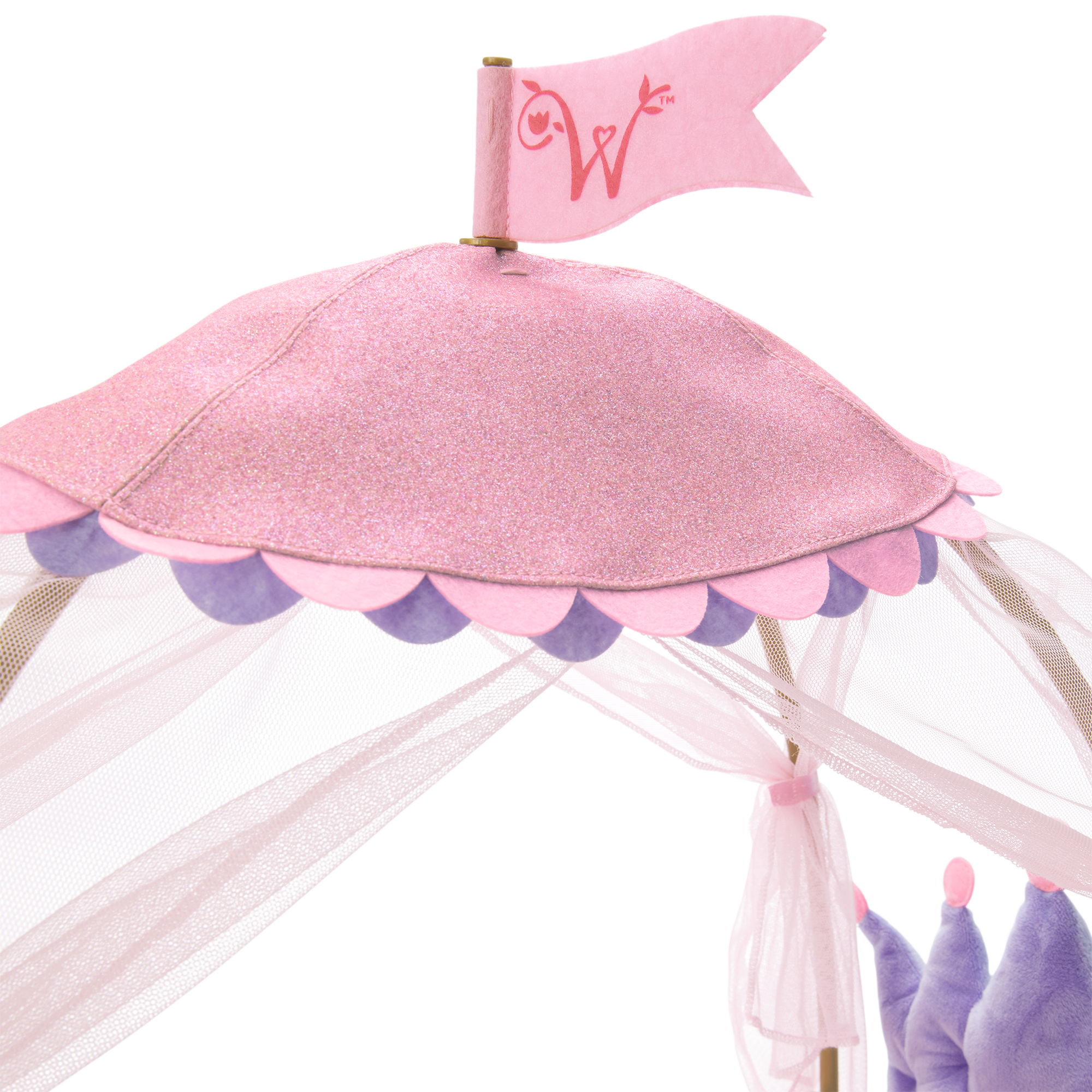 Royal Canopy Bed for WellieWishers™ Dolls - Image 3