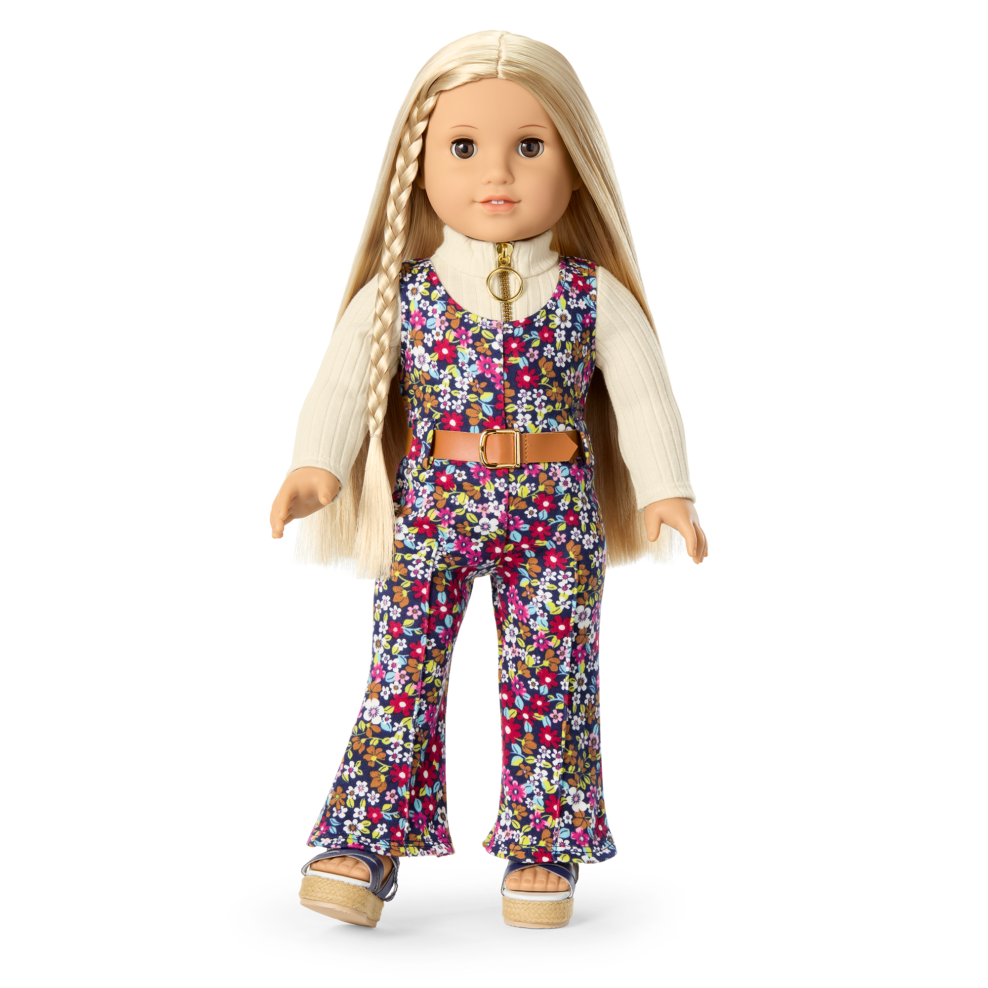 Julie's™ Floral Jumpsuit for 18-inch Dolls (Historical Characters) - Image 2