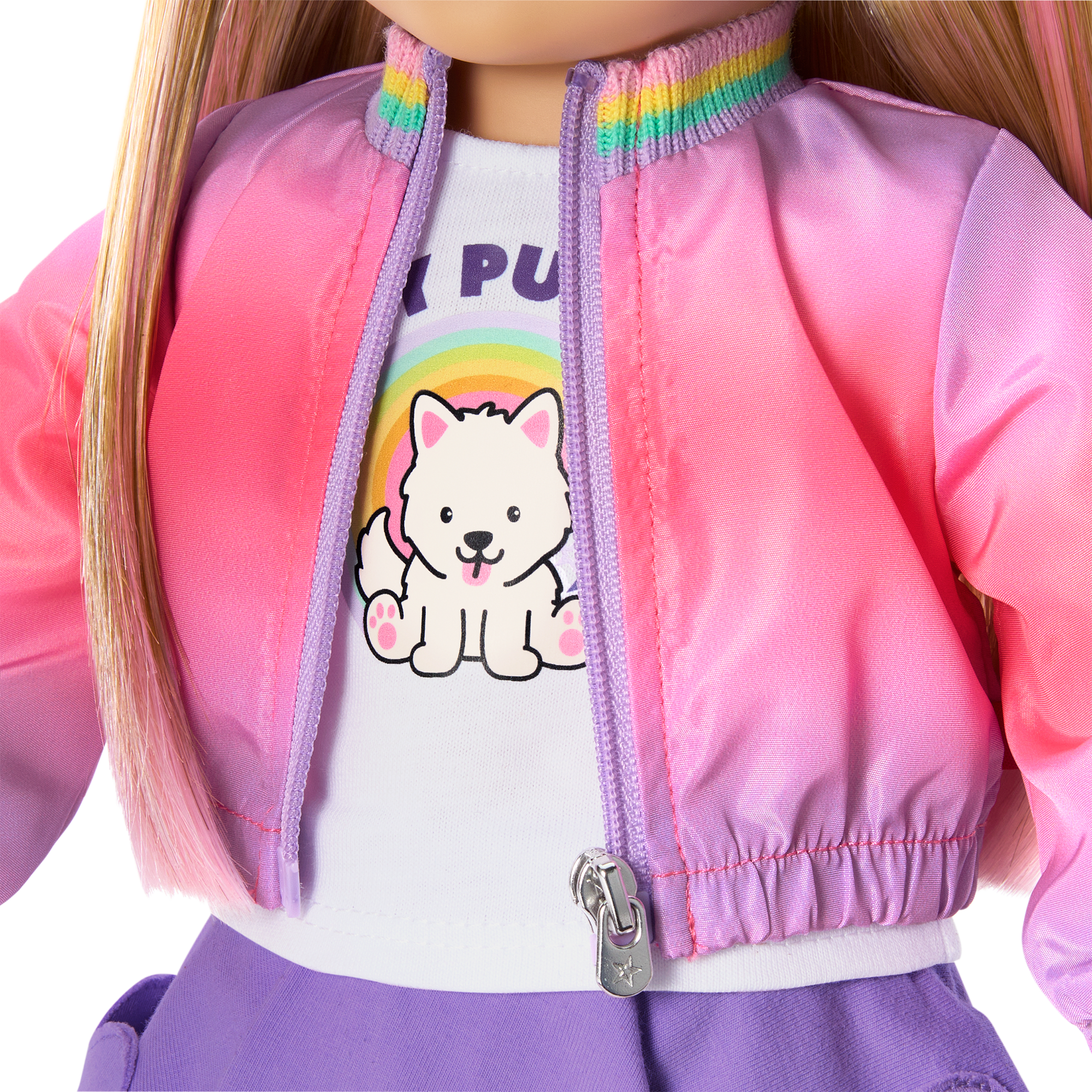 Summer's™ Waggy Pup Tails™ Outfit for 18-inch Dolls (Girl of the Year™ 2025) - Image 4