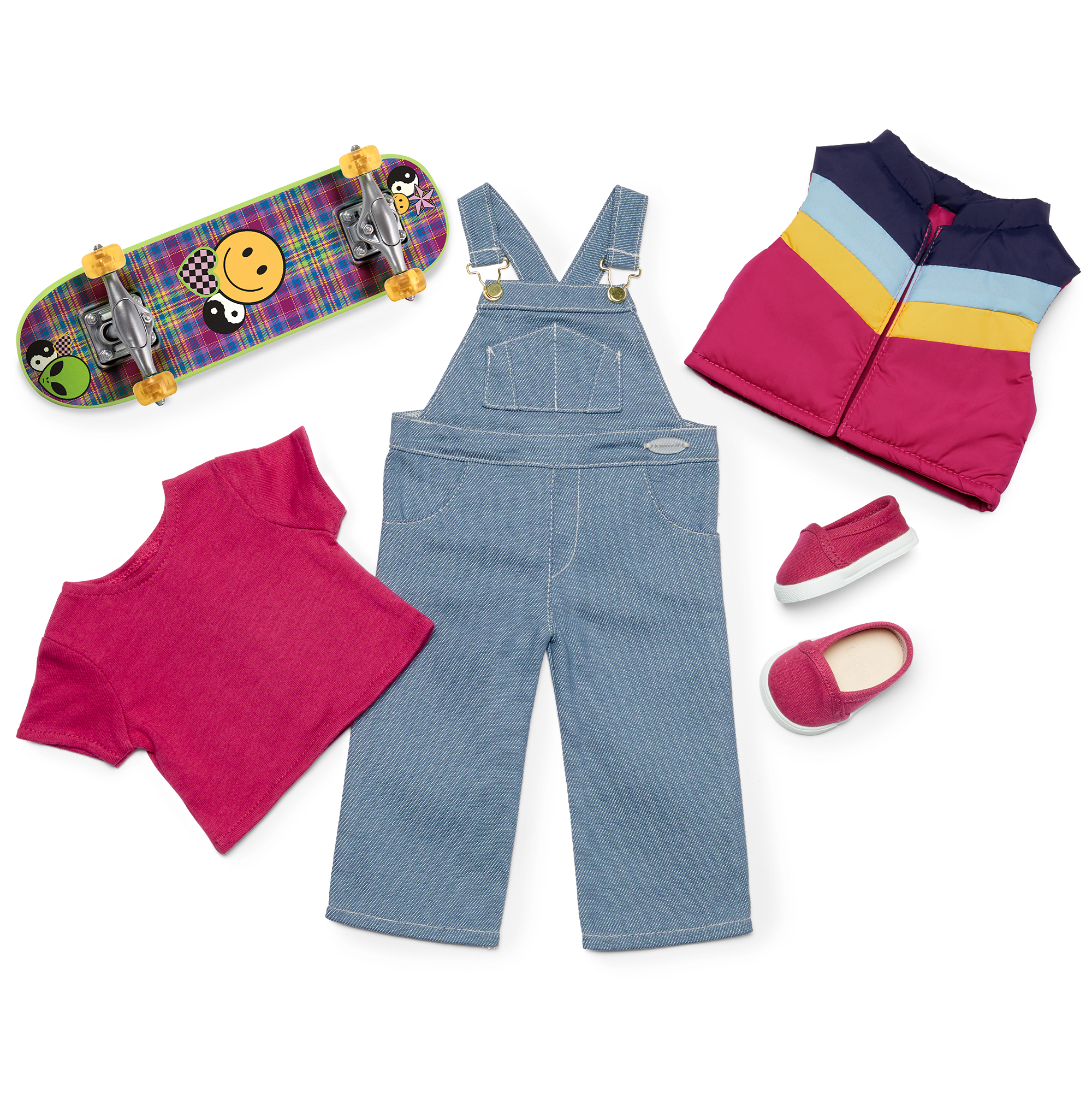 '90s Twins Nicki's™ Skateboarding Gift Set (Historical Characters) - Image 5